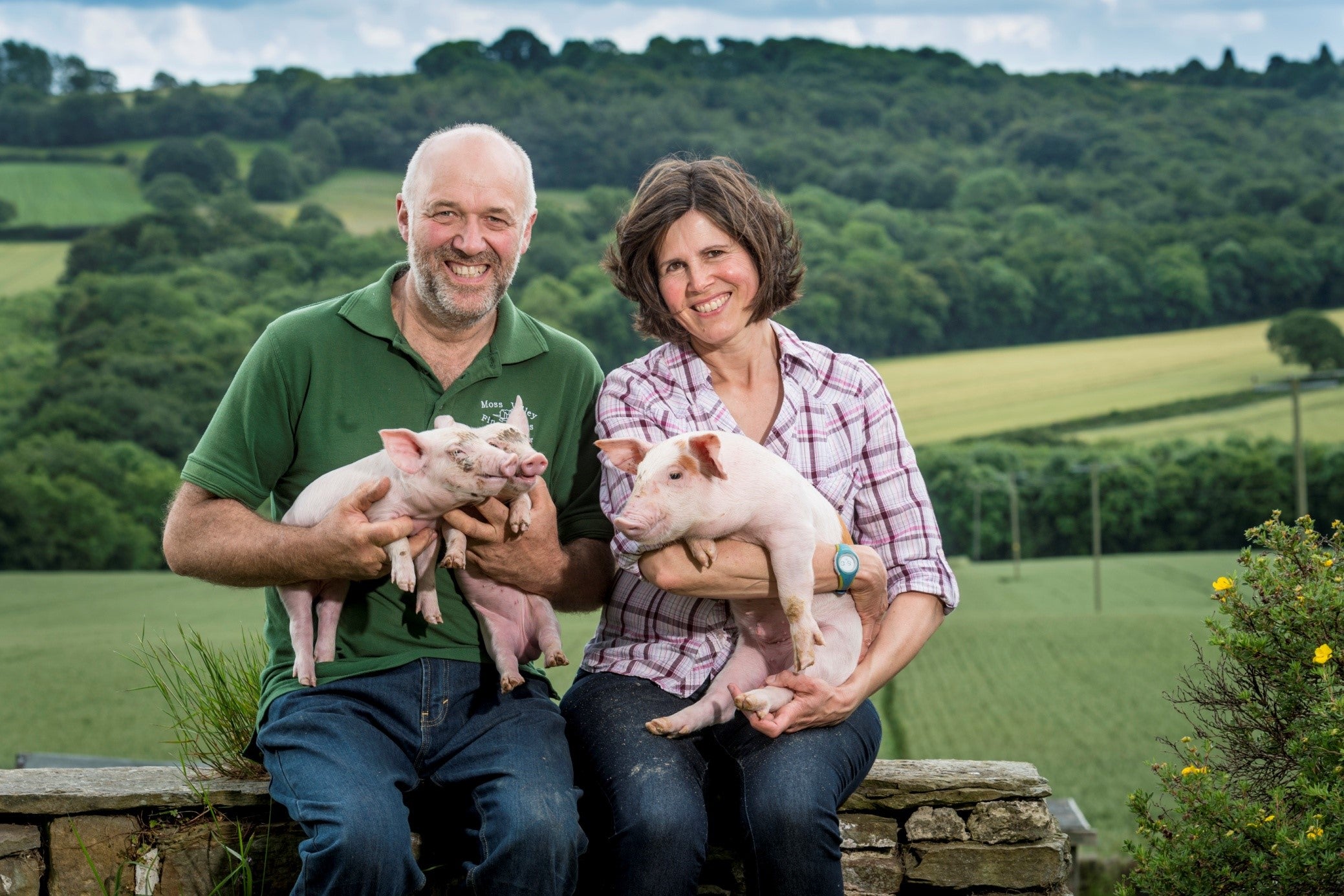 The Thompson family at Povey Farm